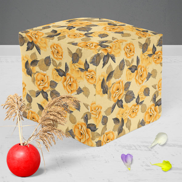 Hand-Drawn Flowers D1 Footstool Footrest Puffy Pouffe Ottoman Bean Bag | Canvas Fabric-Footstools-FST_CB_BN-IC 5007690 IC 5007690, Ancient, Art and Paintings, Books, Botanical, Drawing, Fashion, Floral, Flowers, Historical, Medieval, Nature, Patterns, Retro, Seasons, Signs, Signs and Symbols, Vintage, Watercolour, Wedding, hand-drawn, d1, puffy, pouffe, ottoman, footstool, footrest, bean, bag, canvas, fabric, art, artistic, background, beautiful, botany, card, cover, decoration, design, drawn, elegance, ele