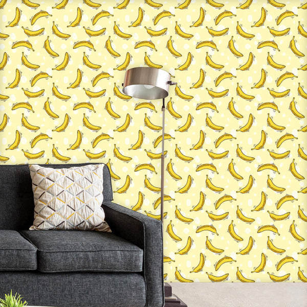 Banana Pattern Wallpaper Roll-Wallpapers Peel & Stick-WAL_PA-IC 5008080 IC 5008080, Abstract Expressionism, Abstracts, Animated Cartoons, Art and Paintings, Beverage, Black and White, Caricature, Cartoons, Cuisine, Digital, Digital Art, Food, Food and Beverage, Food and Drink, Fruit and Vegetable, Fruits, Graphic, Illustrations, Kitchen, Nature, Paintings, Patterns, Scenic, Semi Abstract, Signs, Signs and Symbols, Tropical, White, banana, pattern, peel, stick, vinyl, wallpaper, roll, non-pvc, self-adhesive,