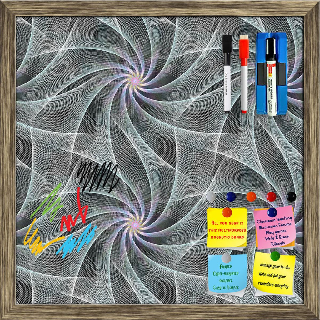 Abstract Fractal Pattern D2 Framed Magnetic Dry Erase Board | Combo with Magnet Buttons & Markers-Magnetic Boards Framed-MGB_FR-IC 5008163 IC 5008163, Abstract Expressionism, Abstracts, Art and Paintings, Black, Black and White, Conceptual, Digital, Digital Art, Geometric, Geometric Abstraction, Graphic, Grid Art, Illustrations, Modern Art, Patterns, Semi Abstract, Signs, Signs and Symbols, White, abstract, fractal, pattern, d2, framed, magnetic, dry, erase, board, printed, whiteboard, with, 4, magnets, 2, 
