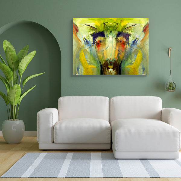 Abstract Impressionism Canvas Painting Synthetic Frame-Paintings MDF Framing-AFF_FR-IC 5000017 IC 5000017, Abstract Expressionism, Abstracts, Impressionism, Semi Abstract, abstract, canvas, painting, for, bedroom, living, room, engineered, wood, frame, yelow, face, artzfolio, wall decor for living room, wall frames for living room, frames for living room, wall art, canvas painting, wall frame, scenery, panting, paintings for living room, framed wall art, wall painting, scenery painting, framed wall painting