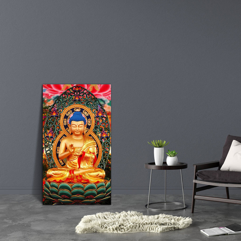 Lord Buddha D1 Canvas Painting Synthetic Frame-Paintings MDF Framing-AFF_FR-IC 5000019 IC 5000019, Buddhism, God Buddha, lord, buddha, d1, canvas, painting, synthetic, frame, artzfolio, wall decor for living room, wall frames for living room, frames for living room, wall art, canvas painting, wall frame, scenery, panting, paintings for living room, framed wall art, wall painting, scenery painting, framed wall painting, scenery for wall with frames, wall art for living room stylish, home decor items for livi