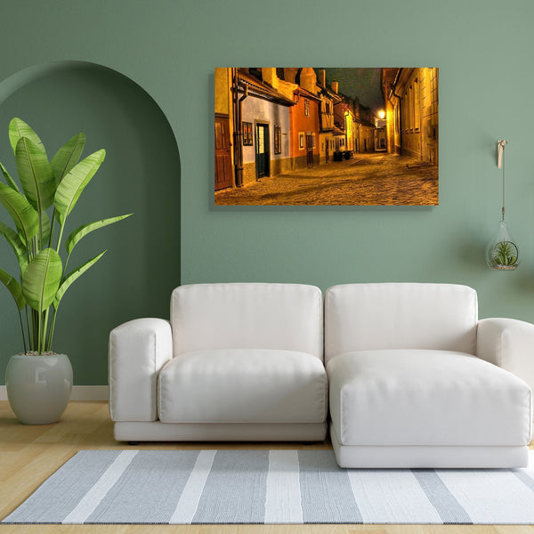 Prague Street At Night Canvas Painting Synthetic Frame-Paintings MDF Framing-AFF_FR-IC 5000022 IC 5000022, Automobiles, Cities, City Views, Marble and Stone, People, Transportation, Travel, Vehicles, prague, street, at, night, canvas, painting, for, bedroom, living, room, engineered, wood, frame, attractive, bridge, brown, capital, castle, cloud, czech, czechoslovakia, eastern, europe, historic, house, lights, mysterious, mystery, mystic, old, red, republic, sky, stone, tourism, tourist, artzfolio, wall dec