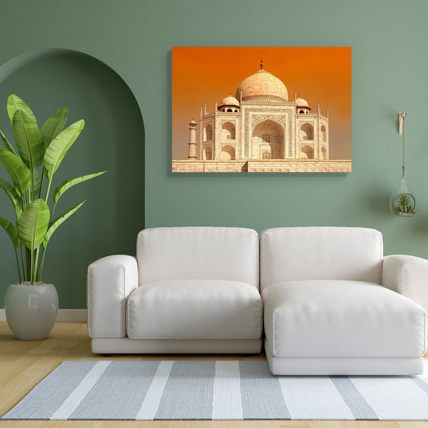 Taj Mahal D1 Canvas Painting Synthetic Frame-Paintings MDF Framing-AFF_FR-IC 5000024 IC 5000024, Allah, Ancient, Arabic, Architecture, Art and Paintings, Asian, Automobiles, Black and White, Culture, Ethnic, Hinduism, Historical, Indian, Islam, Landmarks, Marble, Marble and Stone, Medieval, Mughal Art, Persian, Places, Religion, Religious, Signs and Symbols, Symbols, Traditional, Transportation, Travel, Tribal, Vehicles, Vintage, White, World Culture, taj, mahal, d1, canvas, painting, for, bedroom, living, 