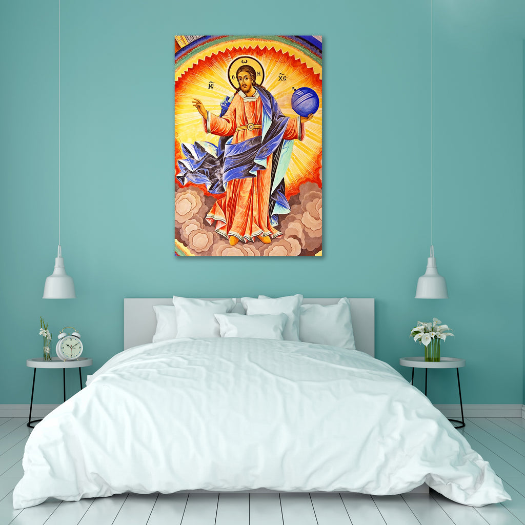 Jesus Christ Rila Monastery Bulgaria Canvas Painting Synthetic Frame-Paintings MDF Framing-AFF_FR-IC 5000033 IC 5000033, Architecture, Art and Paintings, Automobiles, Christianity, Fresco, Holidays, Jesus, Paintings, Religion, Religious, Transportation, Travel, Vehicles, christ, rila, monastery, bulgaria, canvas, painting, synthetic, frame, bulgarian, christian, church, europa, european, faith, historic, holiday, monument, mural, old, orthodox, outdoors, place, saint, temple, tour, tourism, tourist, vacatio