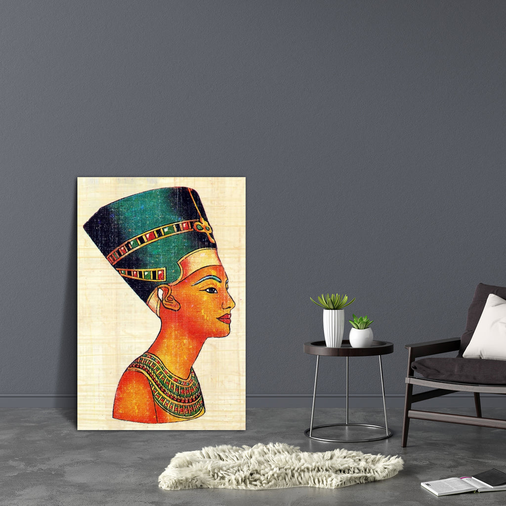 Queen Nefertiti On Papyrus Canvas Painting Synthetic Frame-Paintings MDF Framing-AFF_FR-IC 5000041 IC 5000041, African, Ancient, Art and Paintings, Calligraphy, Culture, Drawing, Ethnic, Eygptian, Historical, Medieval, Paintings, Religion, Religious, Traditional, Tribal, Vintage, World Culture, queen, nefertiti, on, papyrus, canvas, painting, synthetic, frame, cleopatra, pharaoh, africa, aged, antique, arabian, art, background, brown, cairo, desert, document, egypt, egyptian, gift, god, gold, golden, grunge