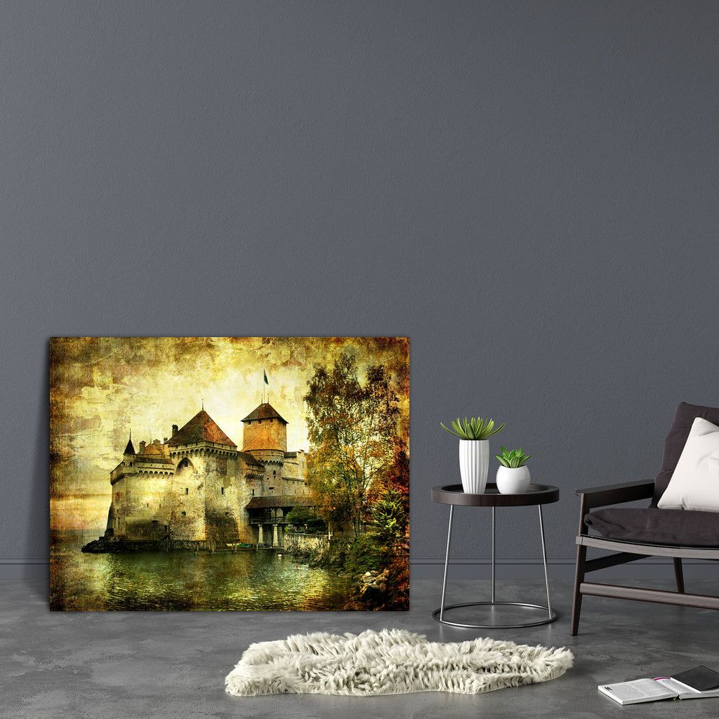 Cillion Castle D2 Canvas Painting Synthetic Frame-Paintings MDF Framing-AFF_FR-IC 5000069 IC 5000069, Ancient, Architecture, Art and Paintings, Automobiles, Historical, Illustrations, Landmarks, Landscapes, Medieval, Nature, Paintings, Places, Scenic, Sunsets, Transportation, Travel, Vehicles, Vintage, cillion, castle, d2, canvas, painting, synthetic, frame, aged, art, artistic, autumn, building, countryside, europe, european, fort, grunge, history, illustration, knight, lake, landmark, landscape, mystery, 