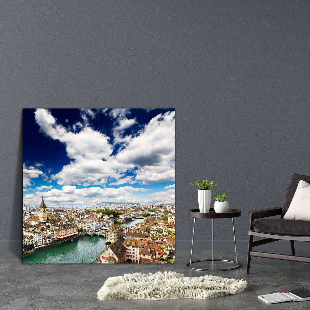 Zurich Cityscape, Switzerland Canvas Painting Synthetic Frame-Paintings MDF Framing-AFF_FR-IC 5000071 IC 5000071, Architecture, Automobiles, Cities, City Views, God Ram, Hinduism, Landmarks, Panorama, Places, Transportation, Travel, Vehicles, zurich, cityscape, switzerland, canvas, painting, synthetic, frame, aerial, blue, building, canal, cathedral, channel, church, city, clock, clouds, craftsmanship, detail, europe, lake, landmark, old, peter, river, saint, sightseeing, sky, st, summer, swiss, tourism, to
