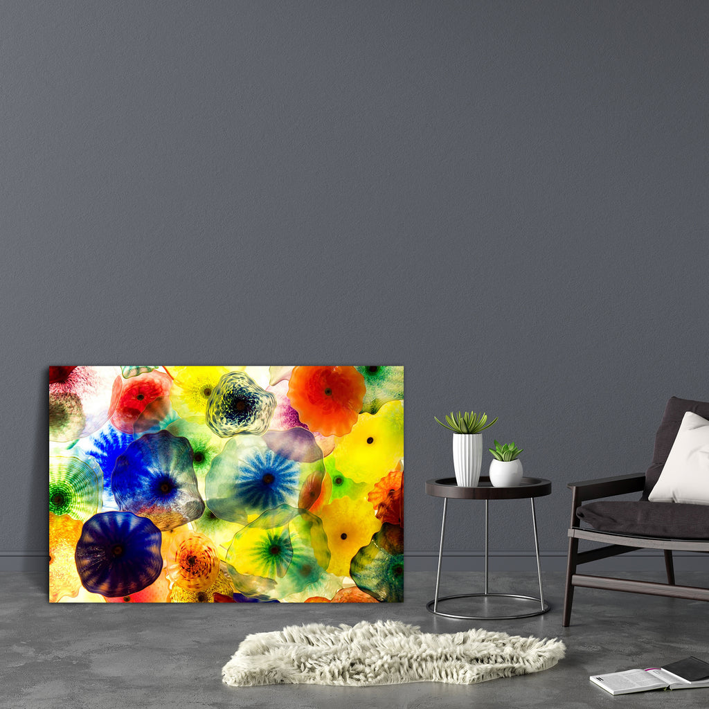 Umbrellas In The Bellagio Canvas Painting Synthetic Frame-Paintings MDF Framing-AFF_FR-IC 5000075 IC 5000075, Abstract Expressionism, Abstracts, Botanical, Decorative, Floral, Flowers, Nature, Semi Abstract, umbrellas, in, the, bellagio, canvas, painting, synthetic, frame, abstract, bloom, blown, brilliant, ceiling, circular, color, colour, field, floating, flower, glass, jellyfish, light, ornament, rainbow, round, stained, translucent, umbrella, undulating, artzfolio, wall decor for living room, wall frame