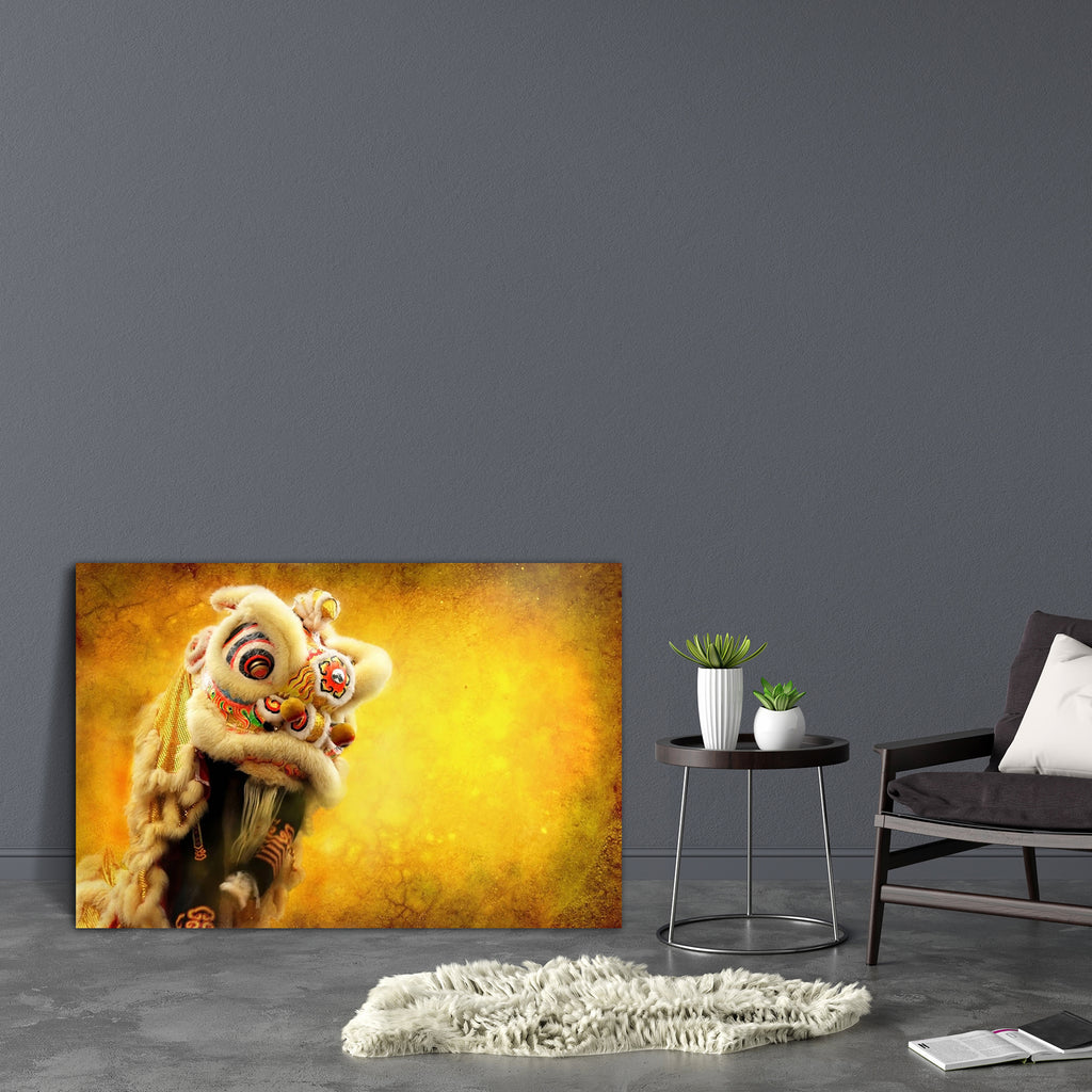 Lion Dance Canvas Painting Synthetic Frame-Paintings MDF Framing-AFF_FR-IC 5000078 IC 5000078, Abstract Expressionism, Abstracts, Ancient, Art and Paintings, Asian, Chinese, Culture, Dance, Ethnic, Festivals, Festivals and Occasions, Festive, Historical, Medieval, Music and Dance, Religion, Religious, Semi Abstract, Traditional, Tribal, Vintage, World Culture, lion, canvas, painting, synthetic, frame, abstract, aged, antique, art, background, bless, border, celebration, china, colorful, crack, decoration, d