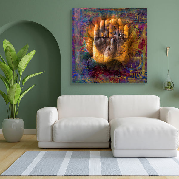 Hands In Open Palm Mudra Canvas Painting Synthetic Frame-Paintings MDF Framing-AFF_FR-IC 5000109 IC 5000109, Art and Paintings, Asian, Automobiles, Culture, Dance, Ethnic, Hinduism, Illustrations, Indian, Music and Dance, Photography, Religion, Religious, Spiritual, Traditional, Transportation, Travel, Tribal, Vehicles, World Culture, hands, in, open, palm, mudra, canvas, painting, for, bedroom, living, room, engineered, wood, frame, healer, healing, alchemy, abundance, art, belief, consciousness, cultural,