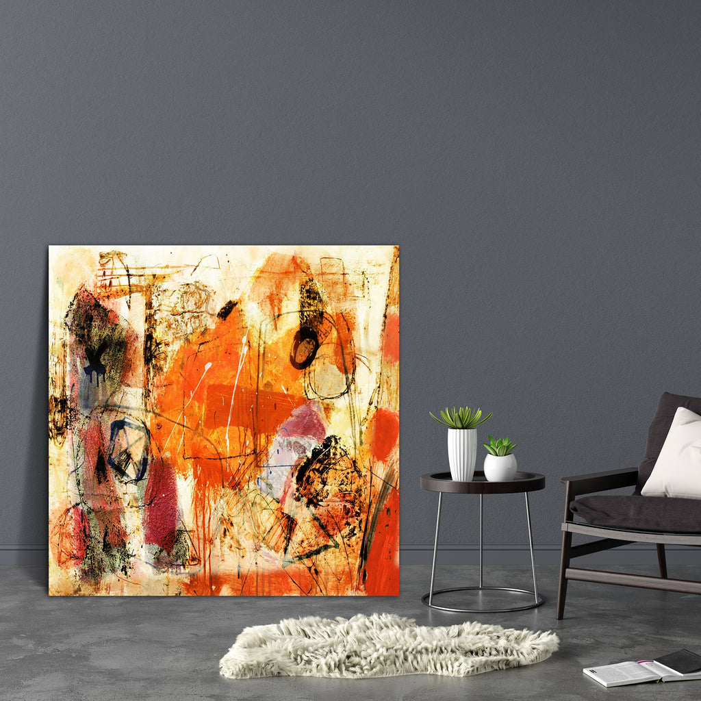 Abstract Artwork D8 Canvas Painting Synthetic Frame - Paintings MDF Framing - ArtzFolio.com