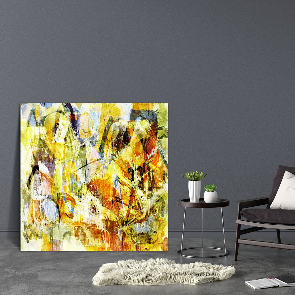 Abstract Artwork D9 Canvas Painting Synthetic Frame - Paintings MDF Framing - ArtzFolio.com