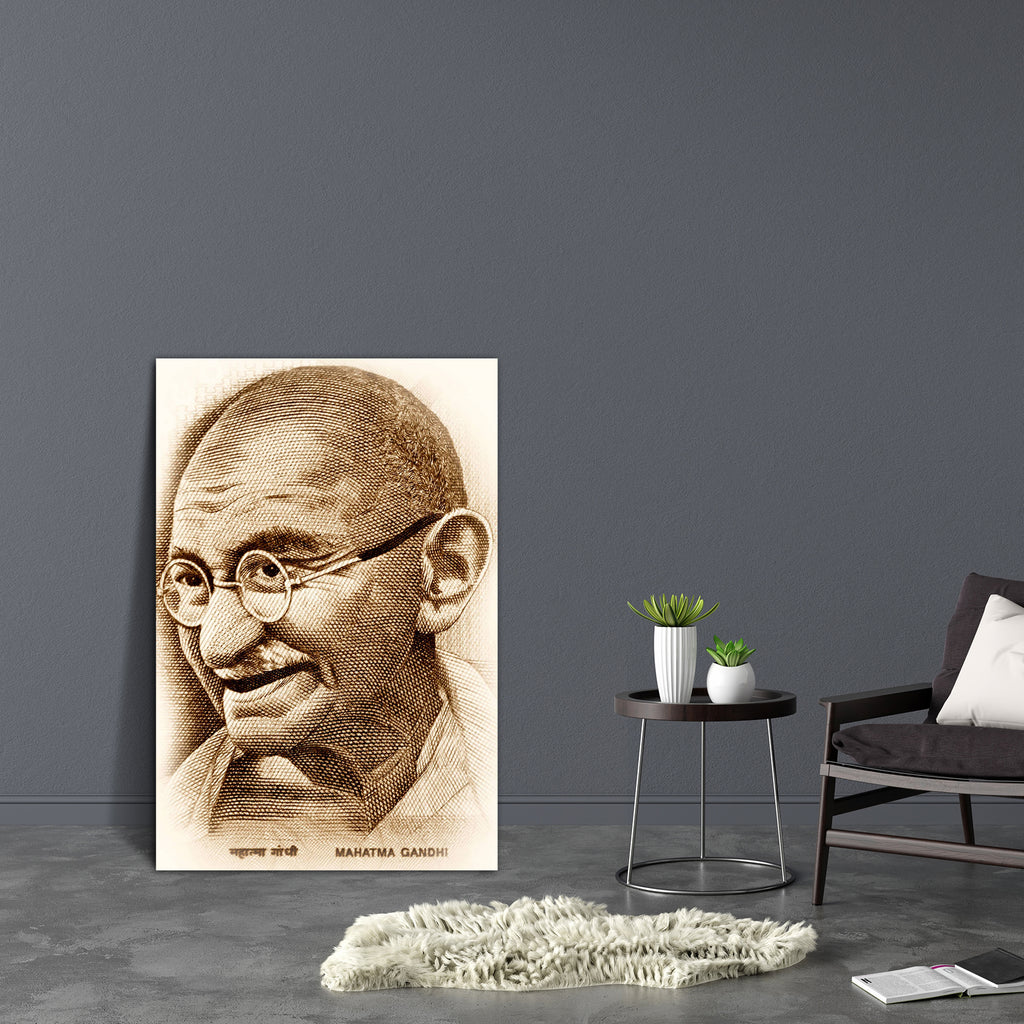 Gandhi Canvas Painting Synthetic Frame-Paintings MDF Framing-AFF_FR-IC 5000146 IC 5000146, Art and Paintings, Chinese, Hindi, Indian, gandhi, canvas, painting, synthetic, frame, mahatma, art, bank, banknote, brown, china, close, closeup, collector, currency, detail, famous, father, great, india, lead, leader, lithograph, lithography, macro, money, nation, note, old, rupee, artzfolio, wall decor for living room, wall frames for living room, frames for living room, wall art, canvas painting, wall frame, scene