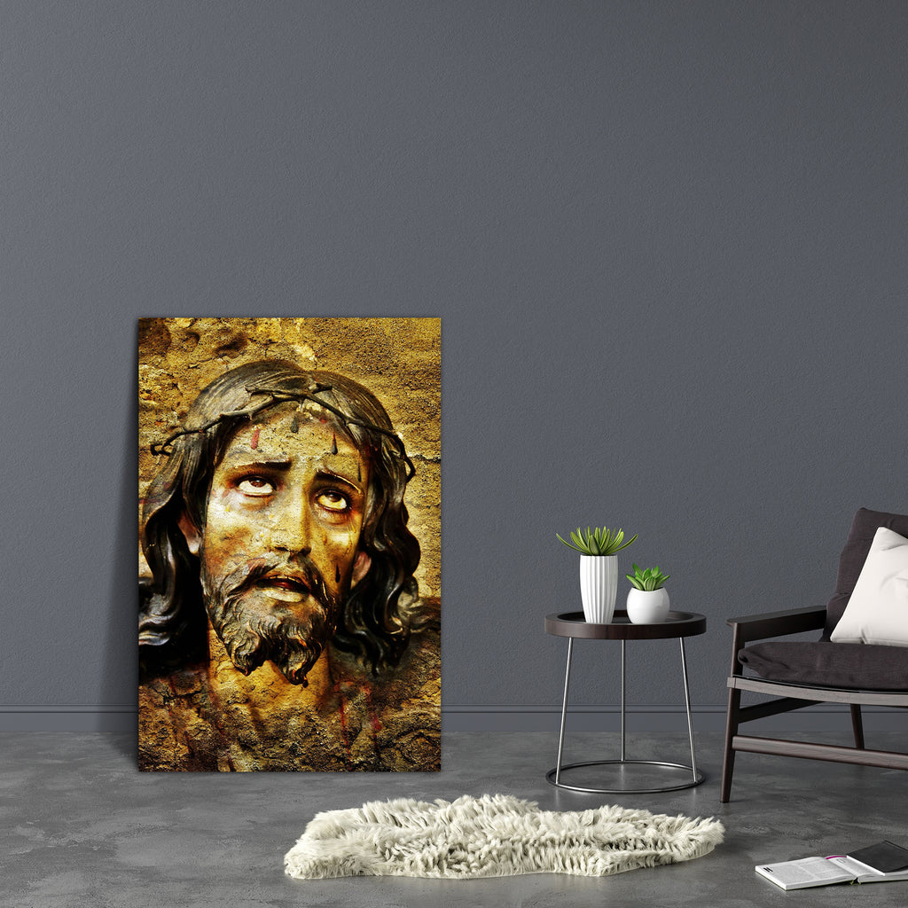 Jesus Christ D1 Canvas Painting Synthetic Frame-Paintings MDF Framing-AFF_FR-IC 5000156 IC 5000156, Ancient, Art and Paintings, Christianity, Cross, Historical, Jesus, Medieval, Religion, Religious, Retro, Signs, Signs and Symbols, Symbols, Vintage, christ, d1, canvas, painting, synthetic, frame, crucifixion, catholic, on, the, church, antique, art, artistic, background, chapel, christian, christmas, close, closeup, crucifix, easter, god, merry, old, pray, saint, santa, shrine, sign, statue, symbol, artzfol