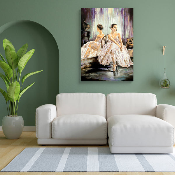 Ballerina Sitting Near Mirror Canvas Painting Synthetic Frame-Paintings MDF Framing-AFF_FR-IC 5000159 IC 5000159, Art and Paintings, Drawing, Geometric Abstraction, Nature, Paintings, Scenic, ballerina, sitting, near, mirror, canvas, painting, for, bedroom, living, room, engineered, wood, frame, oil, abstraction, art, artist, brushes, color, dancer, dress, interior, model, nostalgia, paints, performance, picture, reflection, registration, sight, violin, artzfolio, wall decor for living room, wall frames for
