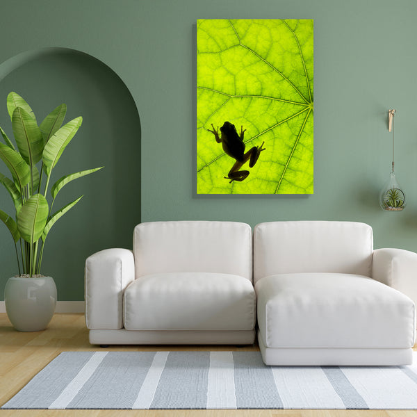 Tree Frog Backlit Canvas Painting Synthetic Frame-Paintings MDF Framing-AFF_FR-IC 5000163 IC 5000163, Nature, Scenic, tree, frog, backlit, canvas, painting, for, bedroom, living, room, engineered, wood, frame, amphibian, detail, forest, green, jungle, leaf, macro, shadow, silhouette, treefrog, artzfolio, wall decor for living room, wall frames for living room, frames for living room, wall art, canvas painting, wall frame, scenery, panting, paintings for living room, framed wall art, wall painting, scenery p