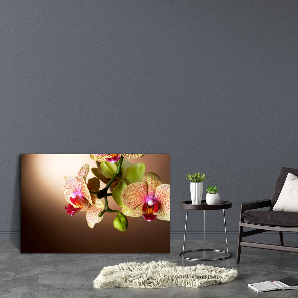 Dotted Orchid Canvas Painting Synthetic Frame-Paintings MDF Framing-AFF_FR-IC 5000164 IC 5000164, Botanical, Decorative, Floral, Flowers, Love, Nature, Patterns, Romance, Scenic, Signs, Signs and Symbols, Tropical, dotted, orchid, canvas, painting, synthetic, frame, orchids, background, beautiful, beauty, bloom, blossom, border, botany, branch, bright, brown, bud, close, closeup, color, day, design, exotic, flora, flower, fragility, fresh, freshness, gift, horizontal, isolate, isolated, macro, paper, patter