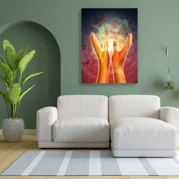 Mystical Energy Generating Canvas Painting Synthetic Frame-Paintings MDF Framing-AFF_FR-IC 5000179 IC 5000179, Art and Paintings, Digital, Digital Art, Graphic, Health, Hearts, Illustrations, Love, Marble and Stone, Modern Art, Romance, Signs, Signs and Symbols, Spiritual, mystical, energy, generating, canvas, painting, for, bedroom, living, room, engineered, wood, frame, reiki, healing, hands, chakra, medicine, art, background, blue, body, bright, concept, faith, fire, gift, hand, heart, human, illusion, i