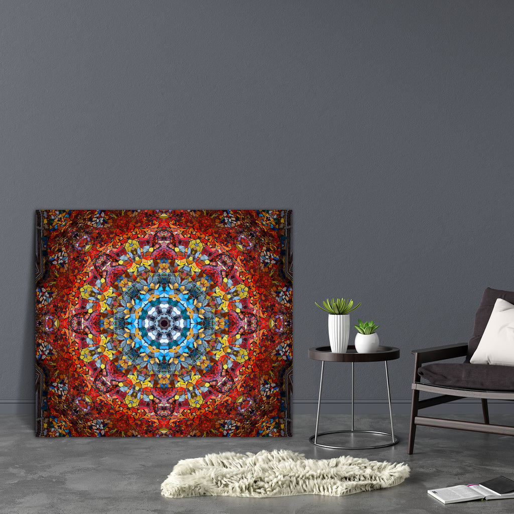 Tiled Art D1 Canvas Painting Synthetic Frame-Paintings MDF Framing-AFF_FR-IC 5000194 IC 5000194, Abstract Expressionism, Abstracts, Architecture, Art and Paintings, Black, Black and White, Botanical, Digital, Digital Art, Floral, Flowers, Graphic, Grid Art, Illustrations, Mandala, Nature, Patterns, Retro, Semi Abstract, Signs, Signs and Symbols, Vintage, Metallic, tiled, art, d1, canvas, painting, synthetic, frame, kaleidoscope, abstract, antique, artistic, artistry, artwork, background, blue, ceramic, colo