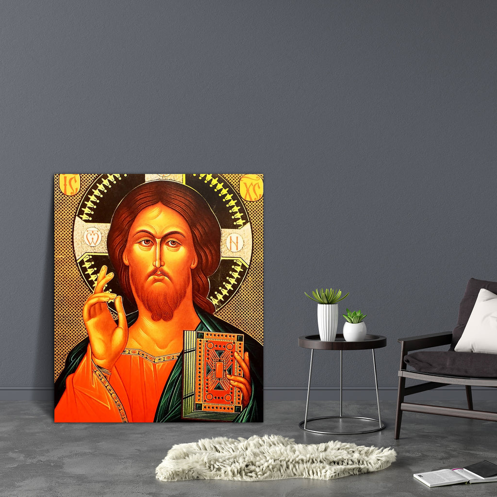 Jesus Christ D2 Canvas Painting Synthetic Frame-Paintings MDF Framing-AFF_FR-IC 5000199 IC 5000199, Ancient, Art and Paintings, Christianity, Historical, Jesus, Medieval, Paintings, Religion, Religious, Signs, Signs and Symbols, Spiritual, Vintage, christ, d2, canvas, painting, synthetic, frame, art, bible, christian, church, concept, design, faith, god, holy, hope, image, old, paint, peace, picture, prayer, wallpaper, artzfolio, wall decor for living room, wall frames for living room, frames for living roo