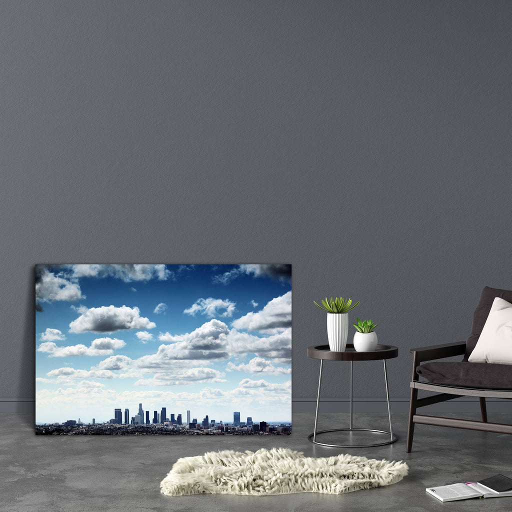 Downtown Los Angeles Skyline, USA Canvas Painting Synthetic Frame-Paintings MDF Framing-AFF_FR-IC 5000203 IC 5000203, American, Architecture, Automobiles, Black and White, Cinema, Cities, City Views, Landmarks, Landscapes, Movies, Perspective, Places, Scenic, Skylines, Television, Transportation, Travel, TV Series, Urban, Vehicles, White, Wooden, downtown, los, angeles, skyline, usa, canvas, painting, synthetic, frame, america, background, beautiful, blue, buildings, california, center, city, cityscape, clo