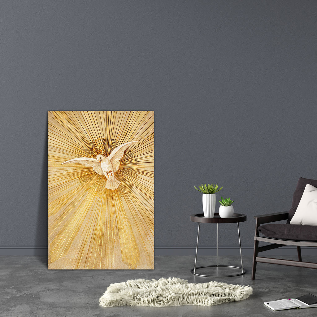 Dove Of Peace Canvas Painting Synthetic Frame-Paintings MDF Framing-AFF_FR-IC 5000210 IC 5000210, Ancient, Architecture, Art and Paintings, Birds, Christianity, Historical, Icons, Jesus, Medieval, Religion, Religious, Spiritual, Vintage, dove, of, peace, canvas, painting, synthetic, frame, holy, spirit, catholic, praying, antique, art, belief, bird, christian, church, concept, dome, freedom, history, hope, icon, iconography, idea, pigeon, prayer, sacred, vertical, wings, artzfolio, wall decor for living roo