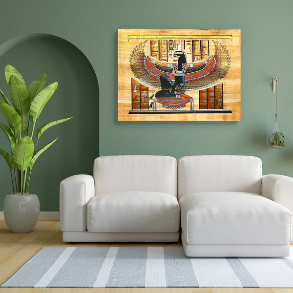 Papyrus From Egypt D2 Canvas Painting Synthetic Frame-Paintings MDF Framing-AFF_FR-IC 5000213 IC 5000213, African, Culture, Ethnic, Eygptian, Religion, Religious, Traditional, Tribal, World Culture, papyrus, from, egypt, d2, canvas, painting, for, bedroom, living, room, engineered, wood, frame, isis, goddess, africa, arabia, cairo, cave, hathor, hieroglyph, hieroglyphics, image, old, osiris, painted, pharaoh, queen, scribe, temple, artzfolio, wall decor for living room, wall frames for living room, frames f