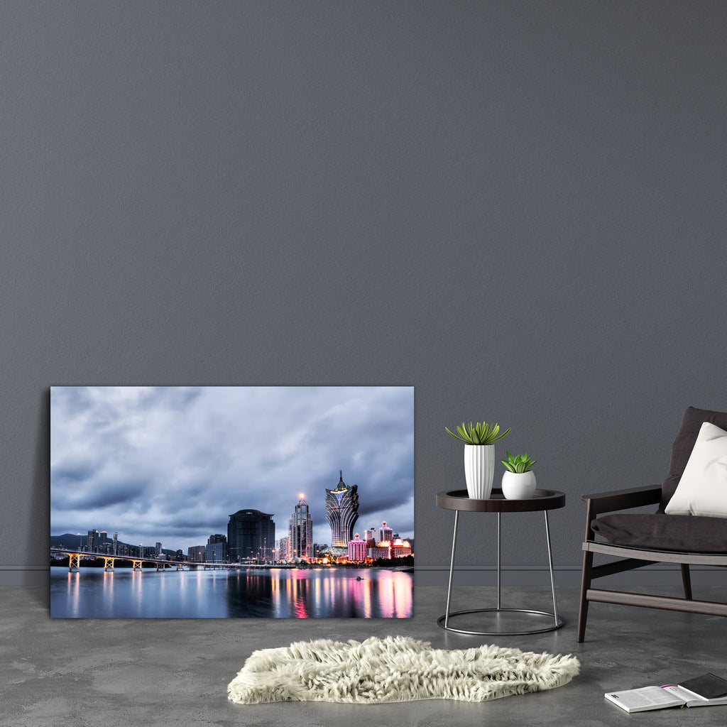 Cityscape With Casino Skyscraper, China Canvas Painting Synthetic Frame-Paintings MDF Framing-AFF_FR-IC 5000222 IC 5000222, Bling, Chinese, Cities, City Views, Landmarks, Landscapes, Places, Scenic, Skylines, Urban, cityscape, with, casino, skyscraper, china, canvas, painting, synthetic, frame, macau, macao, attractive, beautiful, blue, bridge, brown, building, city, cloud, color, colorful, construction, downtown, dramatic, evening, exterior, famous, gambling, golden, heaven, landmark, landscape, majestic, 