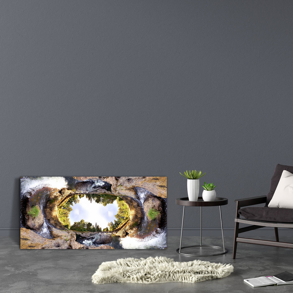 Earhtly Rocky River Canvas Painting Synthetic Frame-Paintings MDF Framing-AFF_FR-IC 5000224 IC 5000224, Abstract Expressionism, Abstracts, Astronomy, Automobiles, Cosmology, God Ram, Hinduism, Landscapes, Nature, Panorama, Scenic, Semi Abstract, Signs and Symbols, Space, Symbols, Transportation, Travel, Vehicles, earhtly, rocky, river, canvas, painting, synthetic, frame, abstract, ball, beautiful, big, circular, earth, ecology, environment, equirectangular, global, globe, green, lake, land, landscape, life,