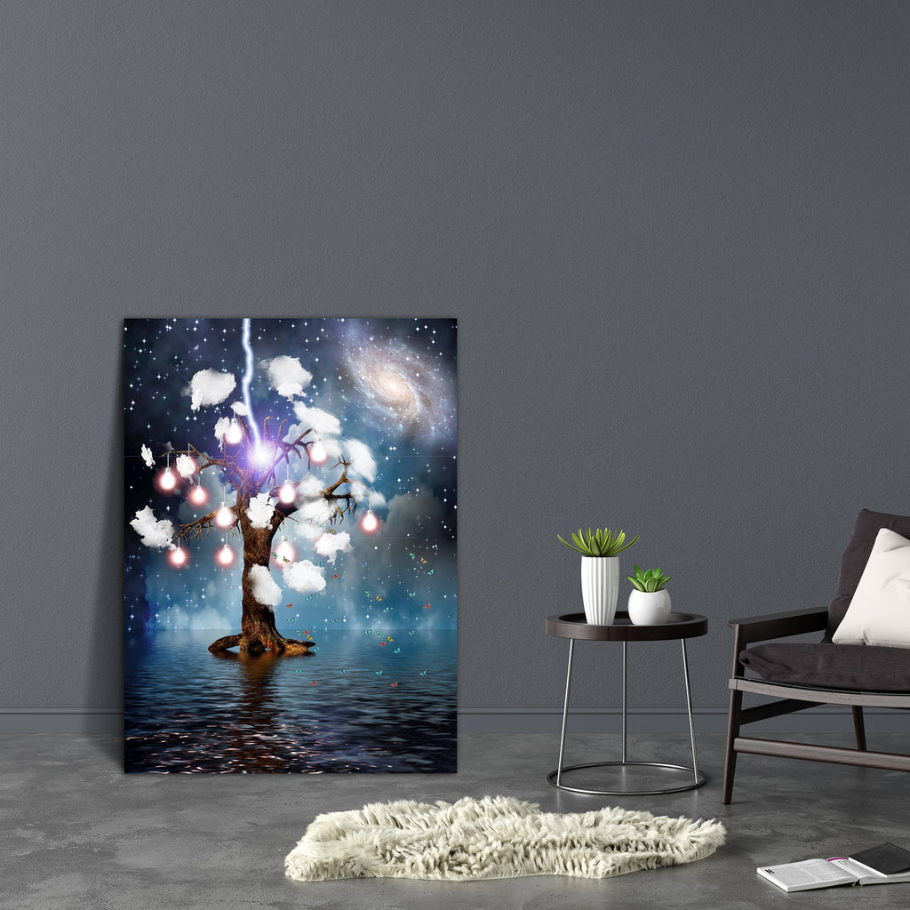 Eternal Tree Canvas Painting Synthetic Frame-Paintings MDF Framing-AFF_FR-IC 5000234 IC 5000234, Astronomy, Cities, City Views, Conceptual, Cosmology, Fantasy, Futurism, Religion, Religious, Science Fiction, Signs and Symbols, Space, Spiritual, Stars, Still Life, Symbols, eternal, tree, canvas, painting, synthetic, frame, still, life, soul, ambiance, astral, aura, beautiful, bulb, calm, cluster, concept, cosmic, cosmos, creative, deep, earth, electricity, energy, future, galactic, galaxy, god, heaven, idea,