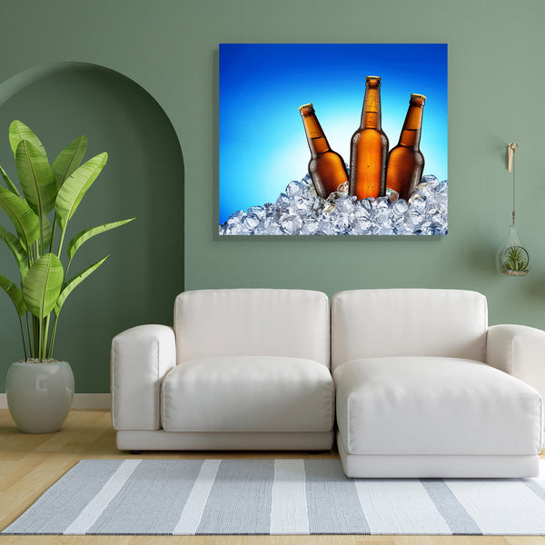 Beer Bottles D1 Canvas Painting Synthetic Frame-Paintings MDF Framing-AFF_FR-IC 5000248 IC 5000248, Beverage, Cuisine, Food, Food and Beverage, Food and Drink, Parents, beer, bottles, d1, canvas, painting, for, bedroom, living, room, engineered, wood, frame, bottle, ice, cubes, cold, cube, of, alcohol, ale, bar, blue, brown, bubbles, close, closeup, condensation, cool, drink, frosty, froth, full, gold, golden, group, isolated, lager, life, light, liquid, moisture, object, paths, pitcher, pub, refreshment, r