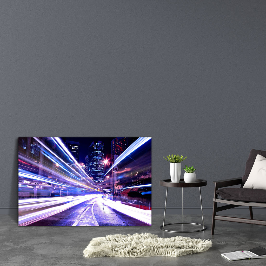 Modern City At Night Canvas Painting Synthetic Frame-Paintings MDF Framing-AFF_FR-IC 5000253 IC 5000253, Automobiles, Business, Cars, Chinese, Cities, City Views, Modern Art, Sports, Transportation, Travel, Urban, Vehicles, modern, city, at, night, canvas, painting, synthetic, frame, cityscape, traffic, fast, background, view, car, street, beautiful, blue, blur, blurred, bridge, building, bus, china, color, dark, downtown, dramatic, driving, dusk, evening, hong, hongkong, kong, light, lines, long, motion, m