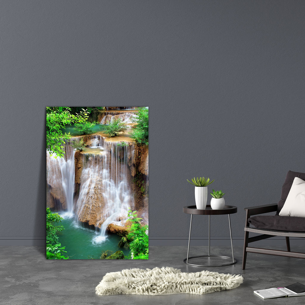 Waterfall In Thai National Park D1 Canvas Painting Synthetic Frame-Paintings MDF Framing-AFF_FR-IC 5000257 IC 5000257, Automobiles, Landscapes, Marble and Stone, Mountains, Nature, Scenic, Seasons, Splatter, Transportation, Travel, Tropical, Vehicles, Wooden, waterfall, in, thai, national, park, d1, canvas, painting, synthetic, frame, landscape, scenery, paisaje, waterfalls, beautiful, water, fall, paysage, background, beauty, blue, clean, creek, down, environment, flow, flowing, forest, fresh, green, jungl