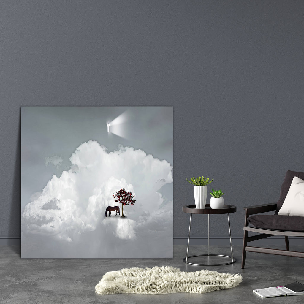 Keyhole Emits Light Canvas Painting Synthetic Frame-Paintings MDF Framing-AFF_FR-IC 5000269 IC 5000269, Animals, Fantasy, Landscapes, Modern Art, Nature, Realism, Scenic, Spiritual, Surrealism, keyhole, emits, light, canvas, painting, synthetic, frame, surreal, air, angelic, animal, artistic, bright, cloud, clouds, door, doorway, dream, dreamy, enlightenment, enter, entrance, eternity, horse, idyllic, key, lock, magic, majestic, miracle, modern, mysterious, mystery, open, peace, serenity, skies, sky, specta