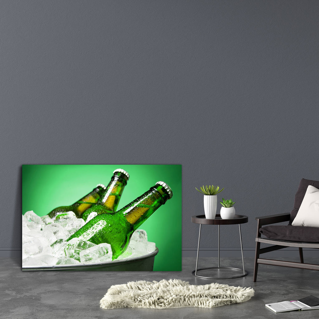 Beer Bottles D2 Canvas Painting Synthetic Frame-Paintings MDF Framing-AFF_FR-IC 5000291 IC 5000291, Adult, Beverage, Cuisine, Food, Food and Beverage, Food and Drink, beer, bottles, d2, canvas, painting, synthetic, frame, bottle, alcohol, chilled, chilling, drink, green, ice, liquid, multiple, party, refreshment, three, artzfolio, wall decor for living room, wall frames for living room, frames for living room, wall art, canvas painting, wall frame, scenery, panting, paintings for living room, framed wall ar