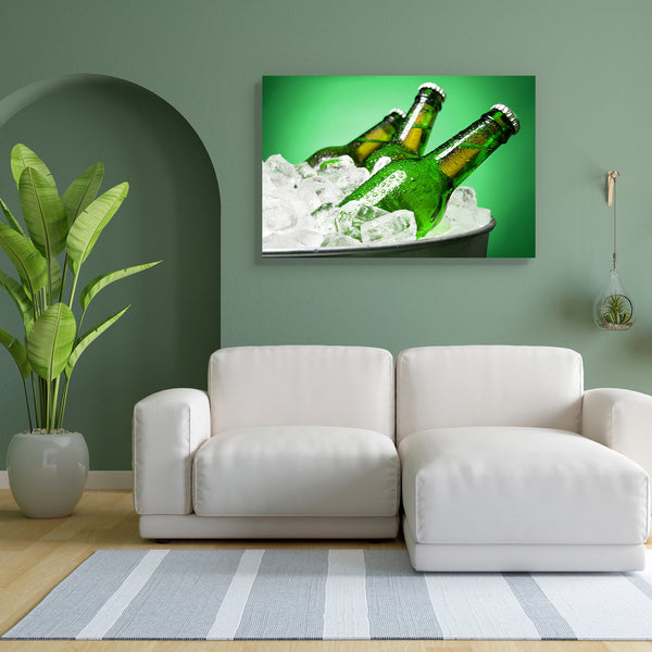 Beer Bottles D2 Canvas Painting Synthetic Frame-Paintings MDF Framing-AFF_FR-IC 5000291 IC 5000291, Adult, Beverage, Cuisine, Food, Food and Beverage, Food and Drink, beer, bottles, d2, canvas, painting, for, bedroom, living, room, engineered, wood, frame, bottle, alcohol, chilled, chilling, drink, green, ice, liquid, multiple, party, refreshment, three, artzfolio, wall decor for living room, wall frames for living room, frames for living room, wall art, canvas painting, wall frame, scenery, panting, painti