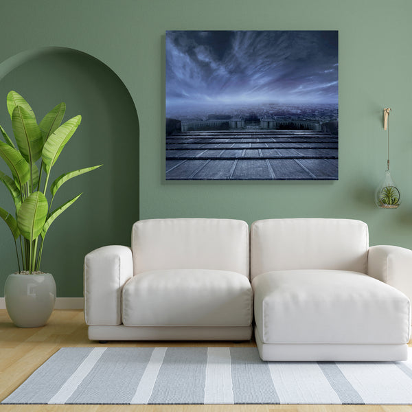 Night Town Canvas Painting Synthetic Frame-Paintings MDF Framing-AFF_FR-IC 5000321 IC 5000321, Architecture, Business, Cities, City Views, God Ram, Hinduism, Landscapes, Modern Art, Panorama, Scenic, Skylines, Space, Sunrises, Sunsets, Urban, night, town, canvas, painting, for, bedroom, living, room, engineered, wood, frame, beautiful, beauty, blue, building, capital, central, city, cityscape, cloud, commercial, copy, dawn, daybreak, downtown, dramatic, dusk, financial, height, highrise, horizon, landscape,