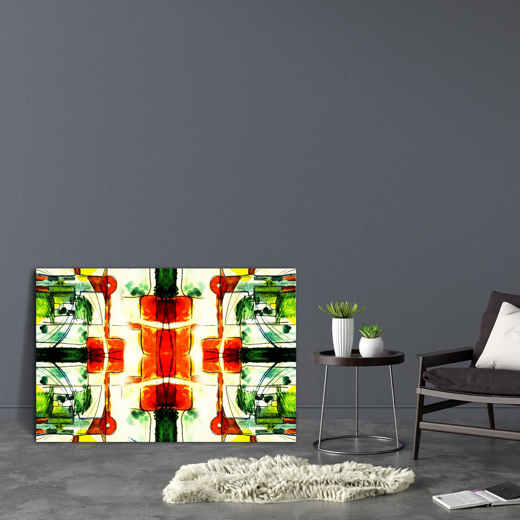 Abstract Art D2 Canvas Painting Synthetic Frame - Paintings MDF Framing - ArtzFolio.com