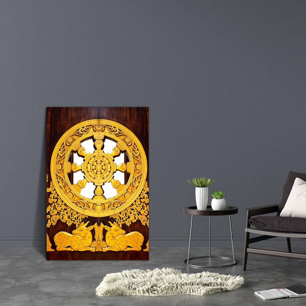 Buddhist Wheel Canvas Painting Synthetic Frame-Paintings MDF Framing-AFF_FR-IC 5000327 IC 5000327, Art and Paintings, Asian, Automobiles, Buddhism, Chinese, Conceptual, God Buddha, Icons, Mountains, Religion, Religious, Spiritual, Sunrises, Sunsets, Transportation, Travel, Vehicles, buddhist, wheel, canvas, painting, synthetic, frame, art, asia, belief, bright, buddha, china, church, color, colorful, concept, copper, decoration, deer, gold, golden, hat, hill, holy, icon, mountain, objects, peace, pray, pray