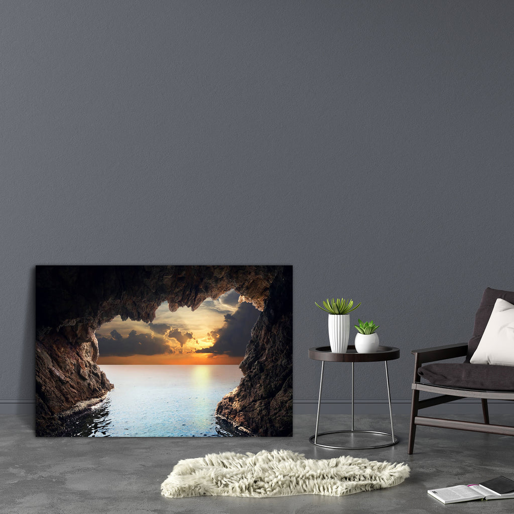 Inside View Of Grotto In Coast Canvas Painting Synthetic Frame-Paintings MDF Framing-AFF_FR-IC 5000329 IC 5000329, Automobiles, Landscapes, Marble and Stone, Mountains, Nature, Scenic, Spanish, Sunsets, Transportation, Travel, Vehicles, inside, view, of, grotto, in, coast, canvas, painting, synthetic, frame, cave, cliff, caves, arch, bay, beautiful, calm, cavern, coastline, costa, brava, deep, europe, formation, hole, idyllic, island, landscape, mediterranean, mountain, natural, nobody, ocean, outdoor, para