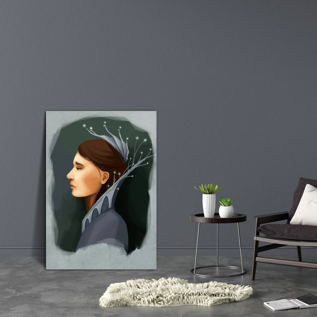 Young Brunette Woman D1 Canvas Painting Synthetic Frame-Paintings MDF Framing-AFF_FR-IC 5000332 IC 5000332, Adult, Art and Paintings, Digital, Digital Art, Drawing, Fantasy, Graphic, Illustrations, Individuals, Paintings, People, Portraits, young, brunette, woman, d1, canvas, painting, synthetic, frame, alone, art, attractive, beauty, character, collar, color, draw, dress, face, female, girl, hair, hat, head, headdress, illustration, look, one, paint, person, portrait, serious, side, artzfolio, wall decor f