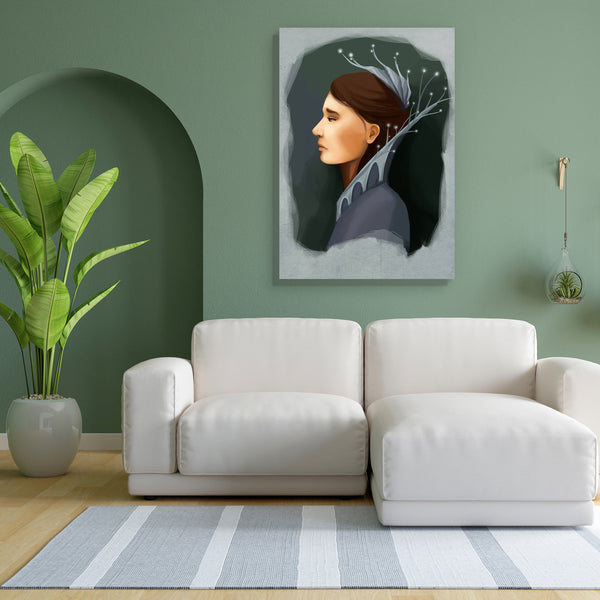 Young Brunette Woman D1 Canvas Painting Synthetic Frame-Paintings MDF Framing-AFF_FR-IC 5000332 IC 5000332, Adult, Art and Paintings, Digital, Digital Art, Drawing, Fantasy, Graphic, Illustrations, Individuals, Paintings, People, Portraits, young, brunette, woman, d1, canvas, painting, for, bedroom, living, room, engineered, wood, frame, alone, art, attractive, beauty, character, collar, color, draw, dress, face, female, girl, hair, hat, head, headdress, illustration, look, one, paint, person, portrait, ser