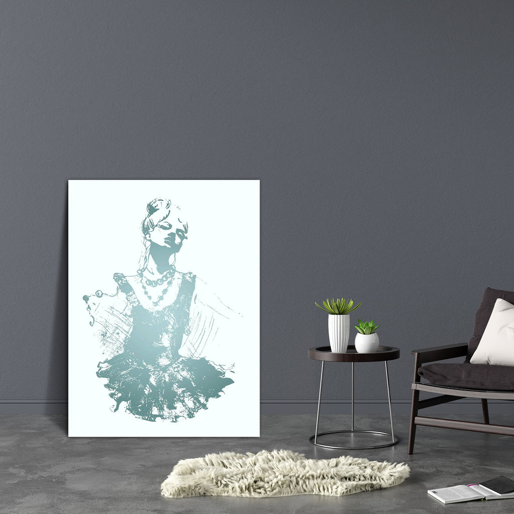 Young Dancer Canvas Painting Synthetic Frame-Paintings MDF Framing-AFF_FR-IC 5000340 IC 5000340, Abstract Expressionism, Abstracts, Adult, Ancient, Animated Cartoons, Art and Paintings, Asian, Caricature, Cartoons, Dance, Decorative, Digital, Digital Art, Drawing, Fashion, Graphic, Historical, Icons, Illustrations, Individuals, Medieval, Modern Art, Music, Music and Dance, Music and Musical Instruments, Patterns, People, Portraits, Retro, Semi Abstract, Signs, Signs and Symbols, Sketches, Victorian, Vintage