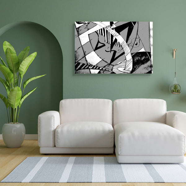 Abstract D2 Canvas Painting Synthetic Frame-Paintings MDF Framing-AFF_FR-IC 5000343 IC 5000343, Abstract Expressionism, Abstracts, Art and Paintings, Black, Black and White, Paintings, Semi Abstract, Signs, Signs and Symbols, Splatter, abstract, d2, canvas, painting, for, bedroom, living, room, engineered, wood, frame, amoeba, art, artistic, background, blue, closeup, color, colorful, composition, contrast, creative, cyan, dab, design, detail, details, dirty, expressionist, expressive, grunge, grungy, ink, 