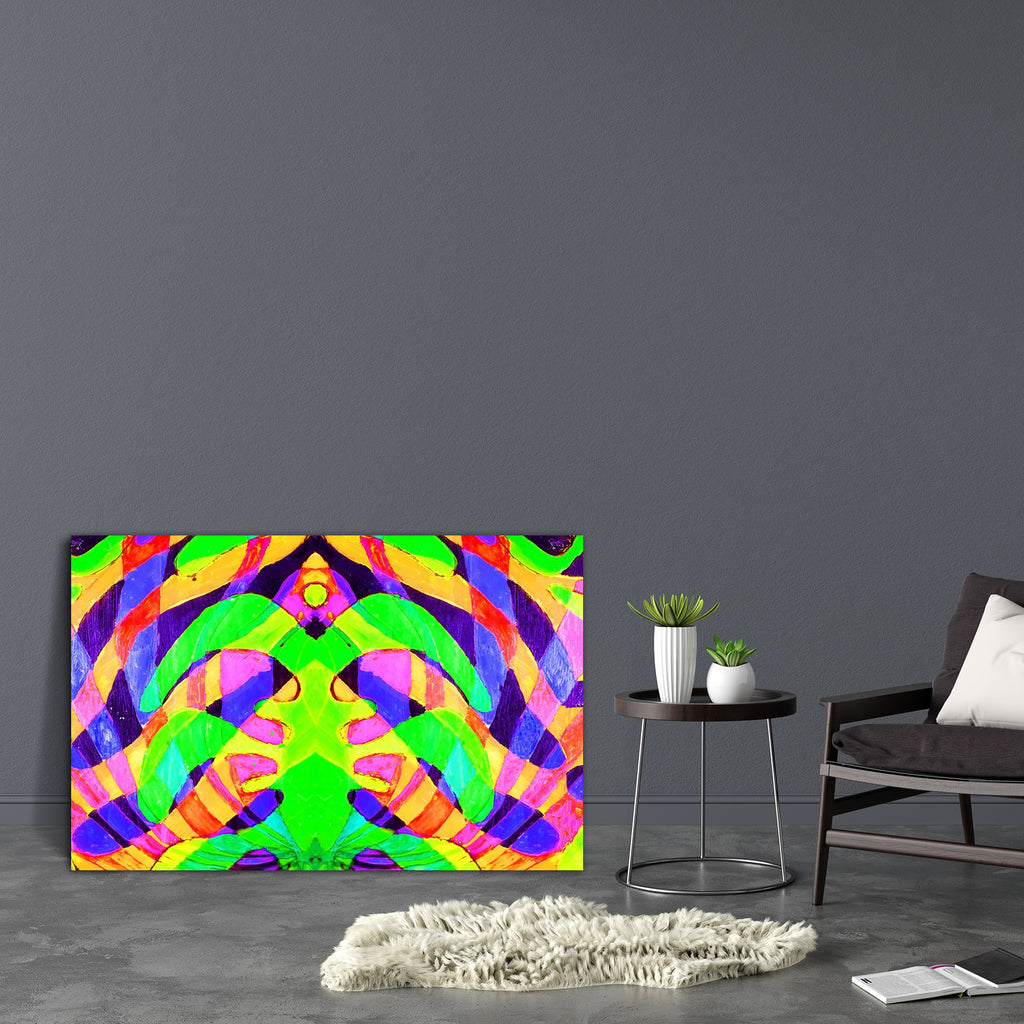 Abstract D5 Canvas Painting Synthetic Frame - Paintings MDF Framing - ArtzFolio.com