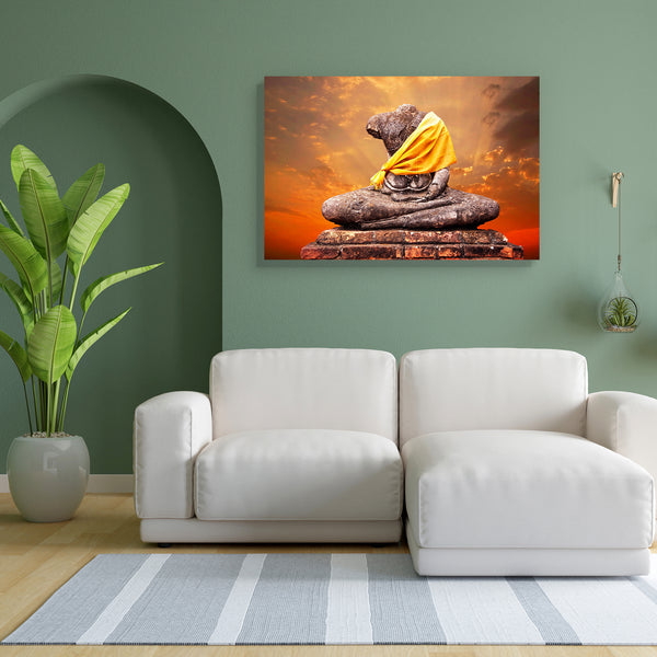 Lord Buddha D3 Canvas Painting Synthetic Frame-Paintings MDF Framing-AFF_FR-IC 5000358 IC 5000358, Ancient, Architecture, Art and Paintings, Asian, Automobiles, Buddhism, Chinese, Cities, City Views, Culture, Ethnic, God Buddha, Historical, Individuals, Landscapes, Marble and Stone, Medieval, People, Portraits, Religion, Religious, Scenic, Signs and Symbols, Skylines, Sunsets, Symbols, Traditional, Transportation, Travel, Tribal, Vehicles, Vintage, World Culture, lord, buddha, d3, canvas, painting, for, bed