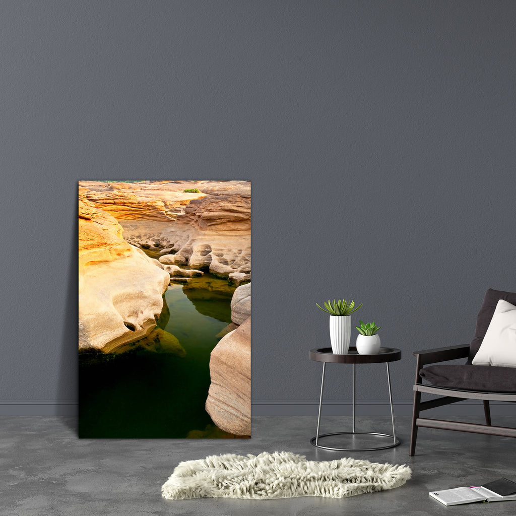 Sam Phan Bok Rock Canyon Beside Khong River Thailand Canvas Painting Synthetic Frame-Paintings MDF Framing-AFF_FR-IC 5000359 IC 5000359, Animals, Asian, Automobiles, Boats, Landmarks, Landscapes, Marble and Stone, Mountains, Nature, Nautical, Places, Scenic, Transportation, Travel, Tropical, Urban, Vehicles, sam, phan, bok, rock, canyon, beside, khong, river, thailand, canvas, painting, synthetic, frame, animal, artistic, asia, beach, beautiful, beauty, big, blue, clear, clouds, color, colorful, dog, enviro
