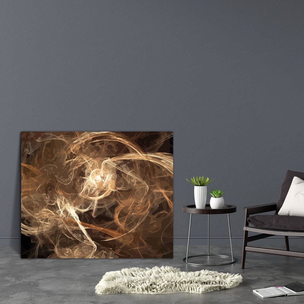 Abstract Art D3 Canvas Painting Synthetic Frame - Paintings MDF Framing - ArtzFolio.com