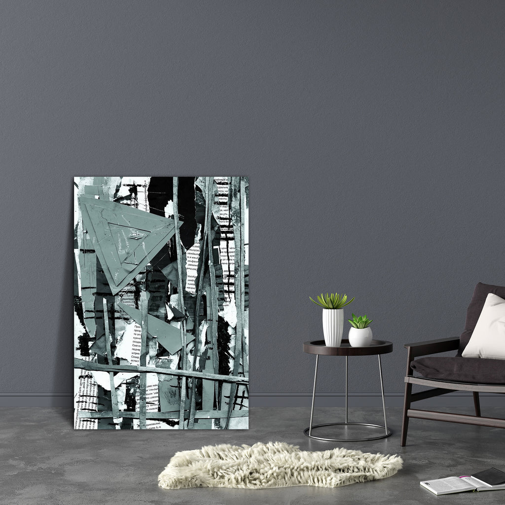 Collage With A Triangle D1 Canvas Painting Synthetic Frame-Paintings MDF Framing-AFF_FR-IC 5000372 IC 5000372, Abstract Expressionism, Abstracts, Art and Paintings, Black, Black and White, Collages, Grid Art, Paintings, Semi Abstract, Signs, Signs and Symbols, Splatter, Triangles, collage, with, a, triangle, d1, canvas, painting, synthetic, frame, abstract, amoeba, art, artistic, background, blue, cage, center, closeup, color, colorful, composition, contrast, creative, cyan, dab, design, detail, details, di