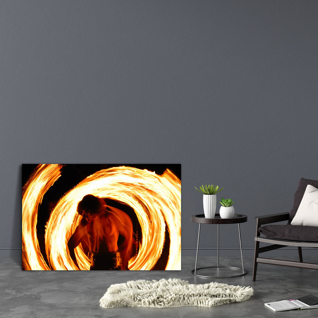 Fire Show D1 Canvas Painting Synthetic Frame-Paintings MDF Framing-AFF_FR-IC 5000390 IC 5000390, Circle, Culture, Dance, Entertainment, Ethnic, Festivals, Festivals and Occasions, Festive, Music and Dance, Nature, People, Scenic, Sports, Traditional, Tribal, World Culture, fire, show, d1, canvas, painting, synthetic, frame, adventure, amazing, beauty, burn, challenge, color, confidence, dancer, danger, dangerous, effect, festival, flame, heat, hot, human, juggling, life, light, man, model, motion, night, pa